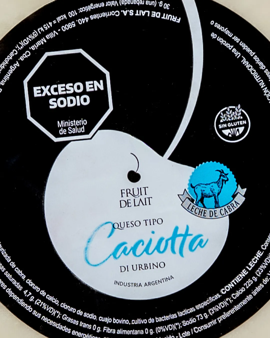 Caciotta de Cabra artesanal Fruit de Lait — detalle