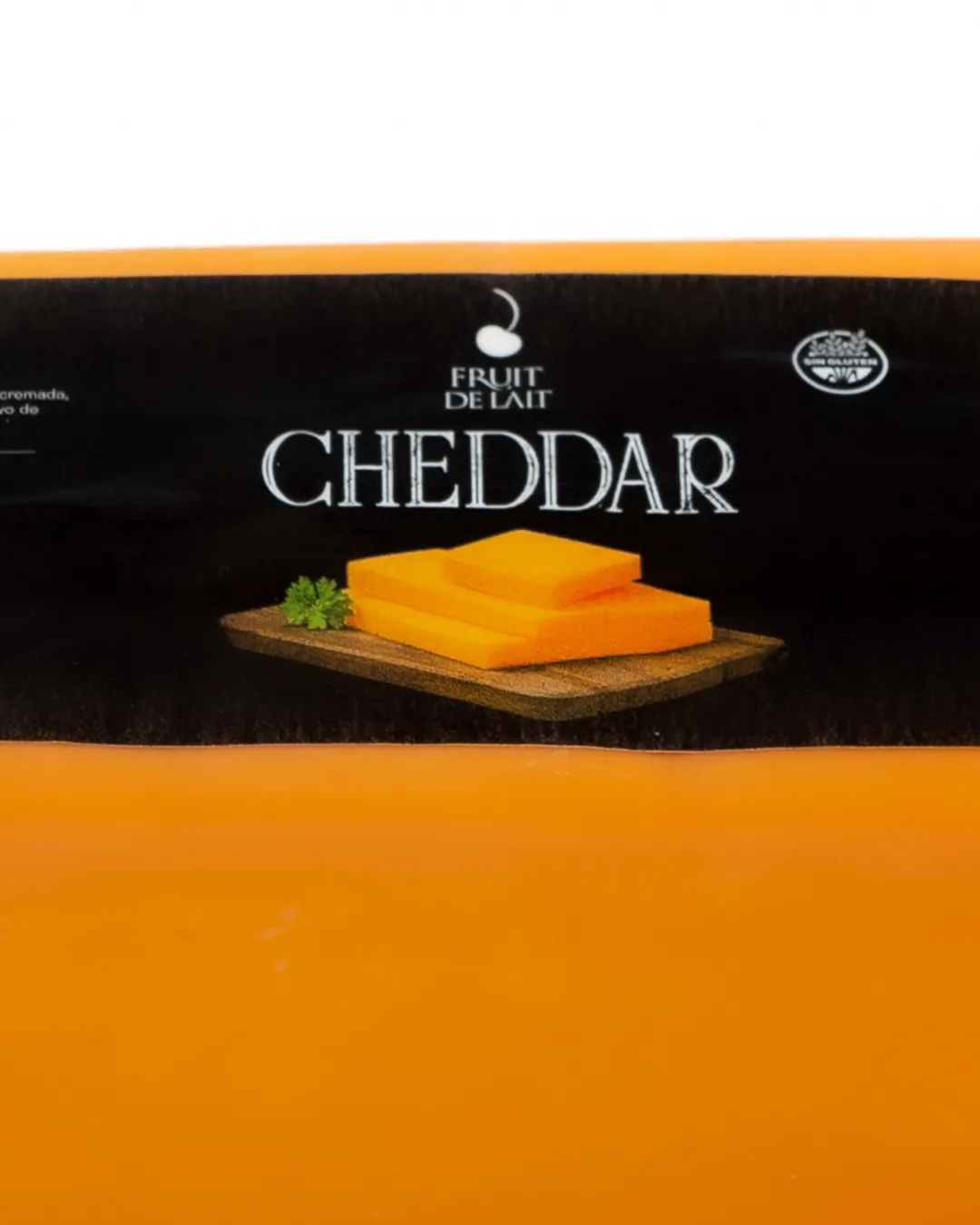 Cheddar artesanal Fruit de Lait — detalle