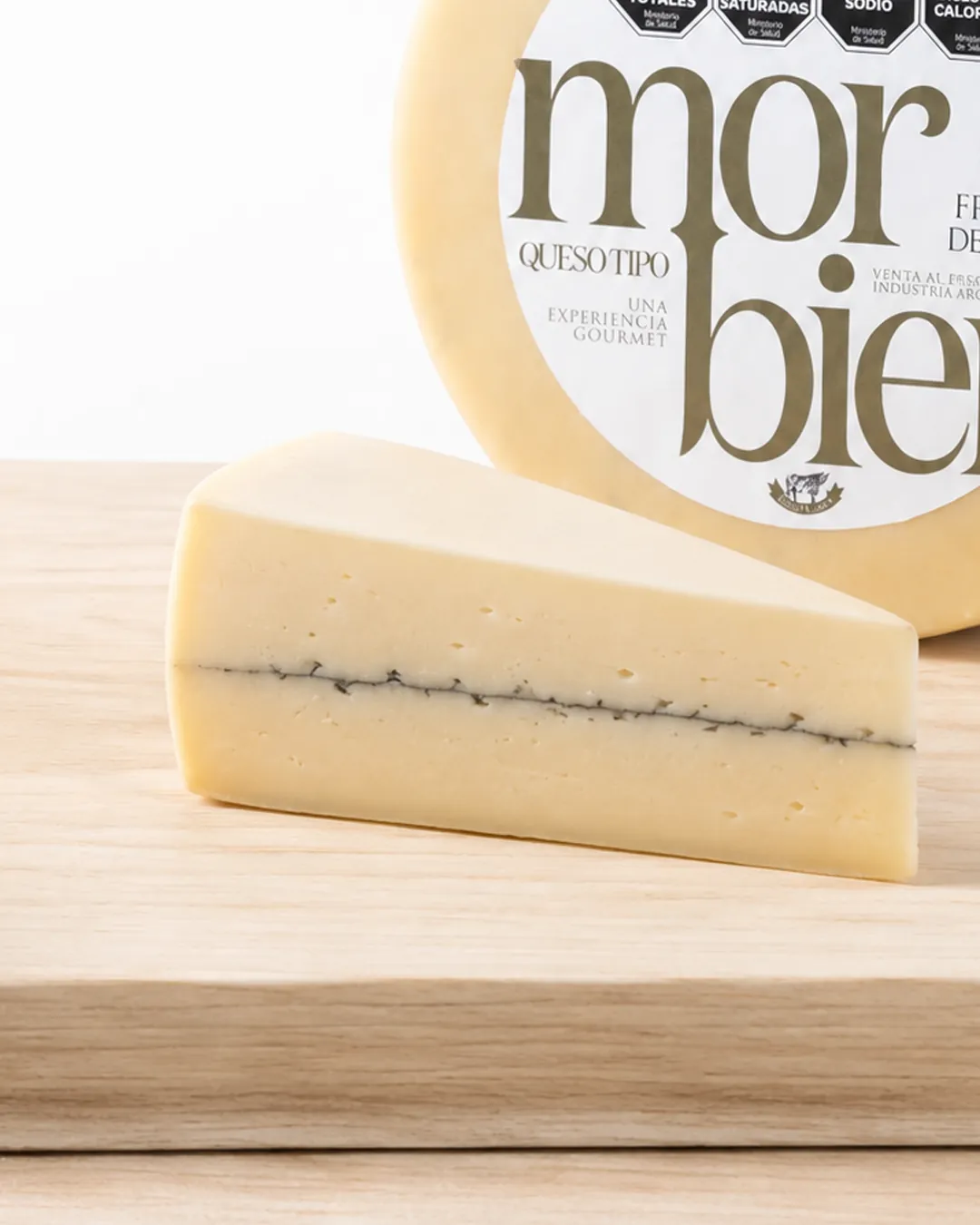Morbier artesanal Fruit de Lait — presentación